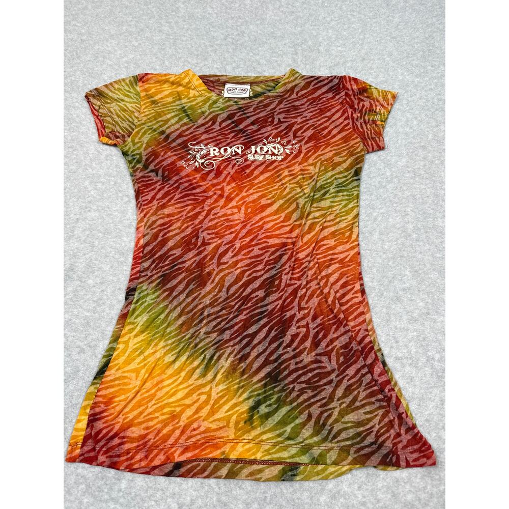 Ron Jon Womens Size S Printed Short Sleeve Top